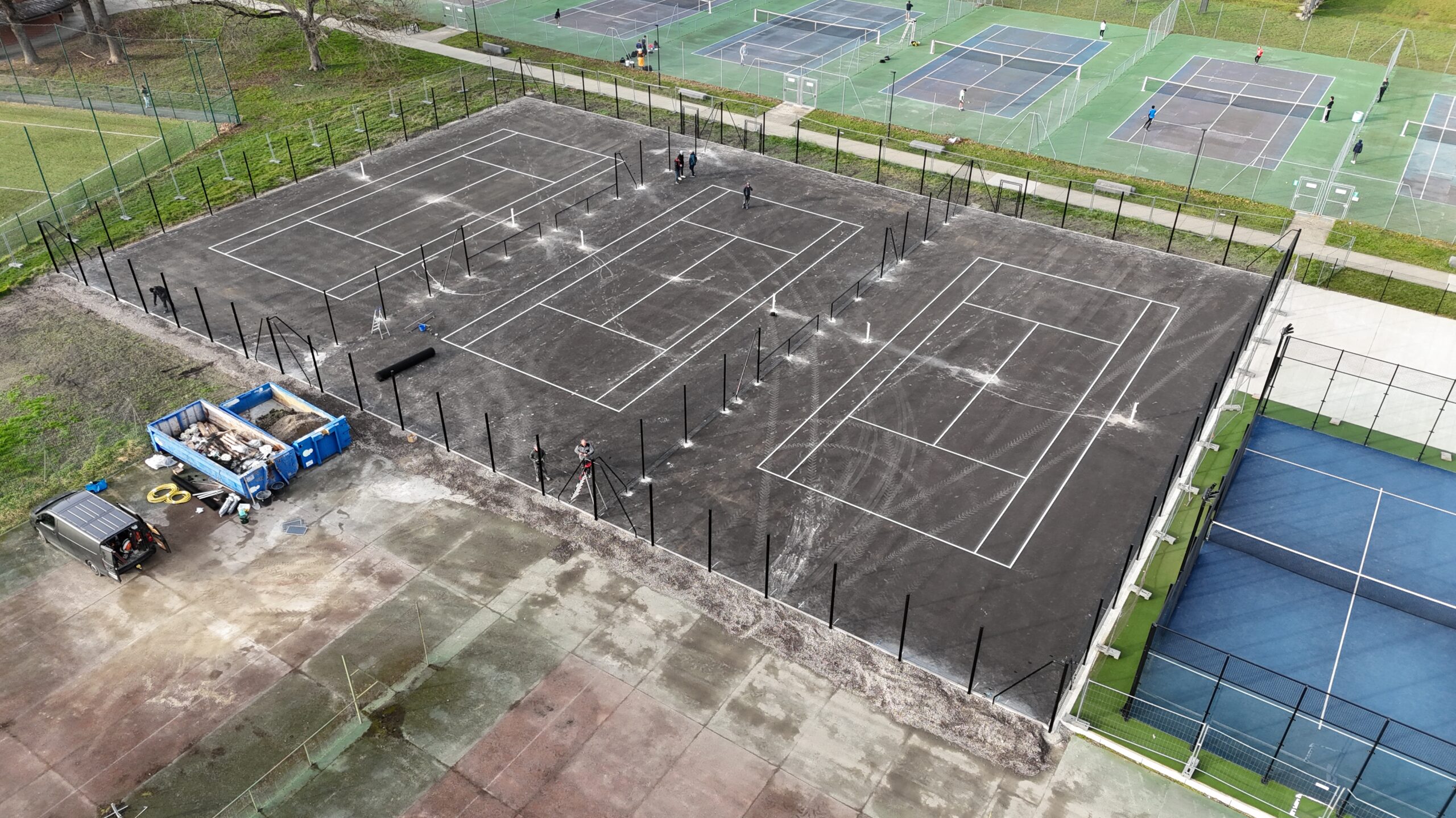 CONSTRUCTION DE 3 COURTS DE TENNIS A GIERES UGA